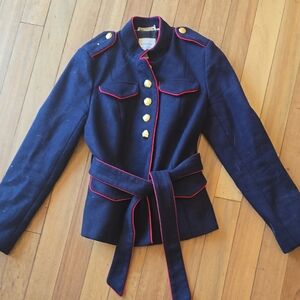 Banana Republic Blue and Red Blazer Tailored Fit